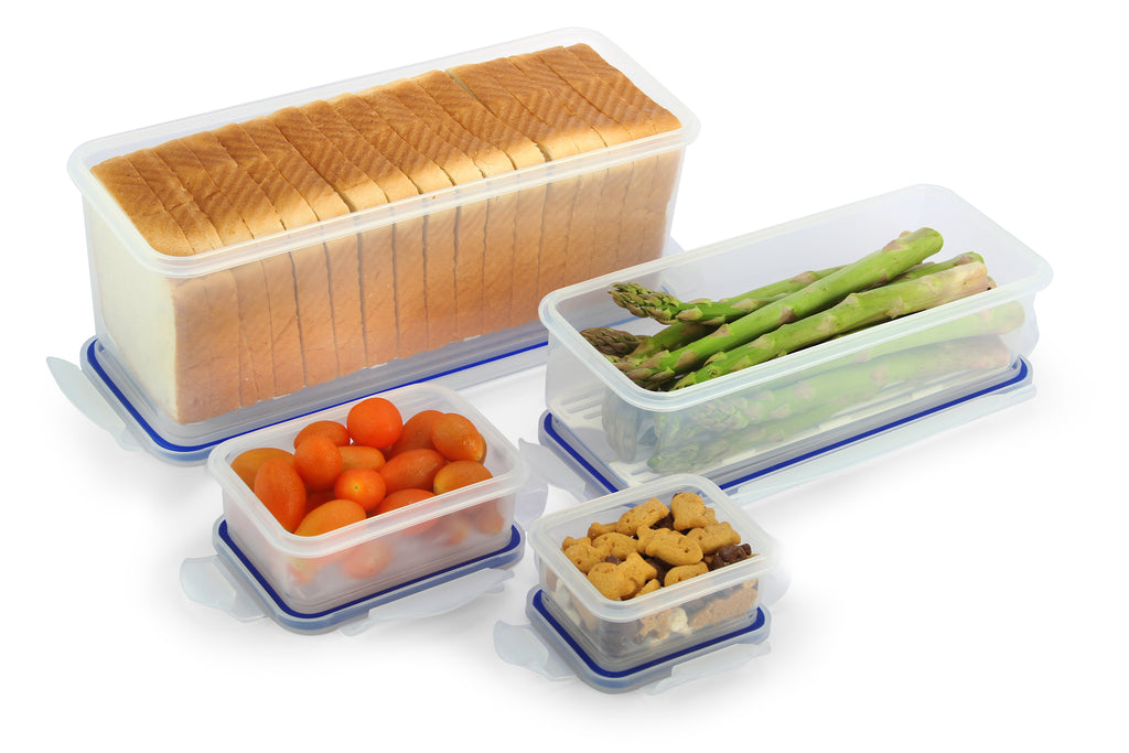 Airtight Bread Box and Lettuce Food Storage Container and Two