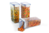 Cereal and Grain 3 Dispenser Container Set