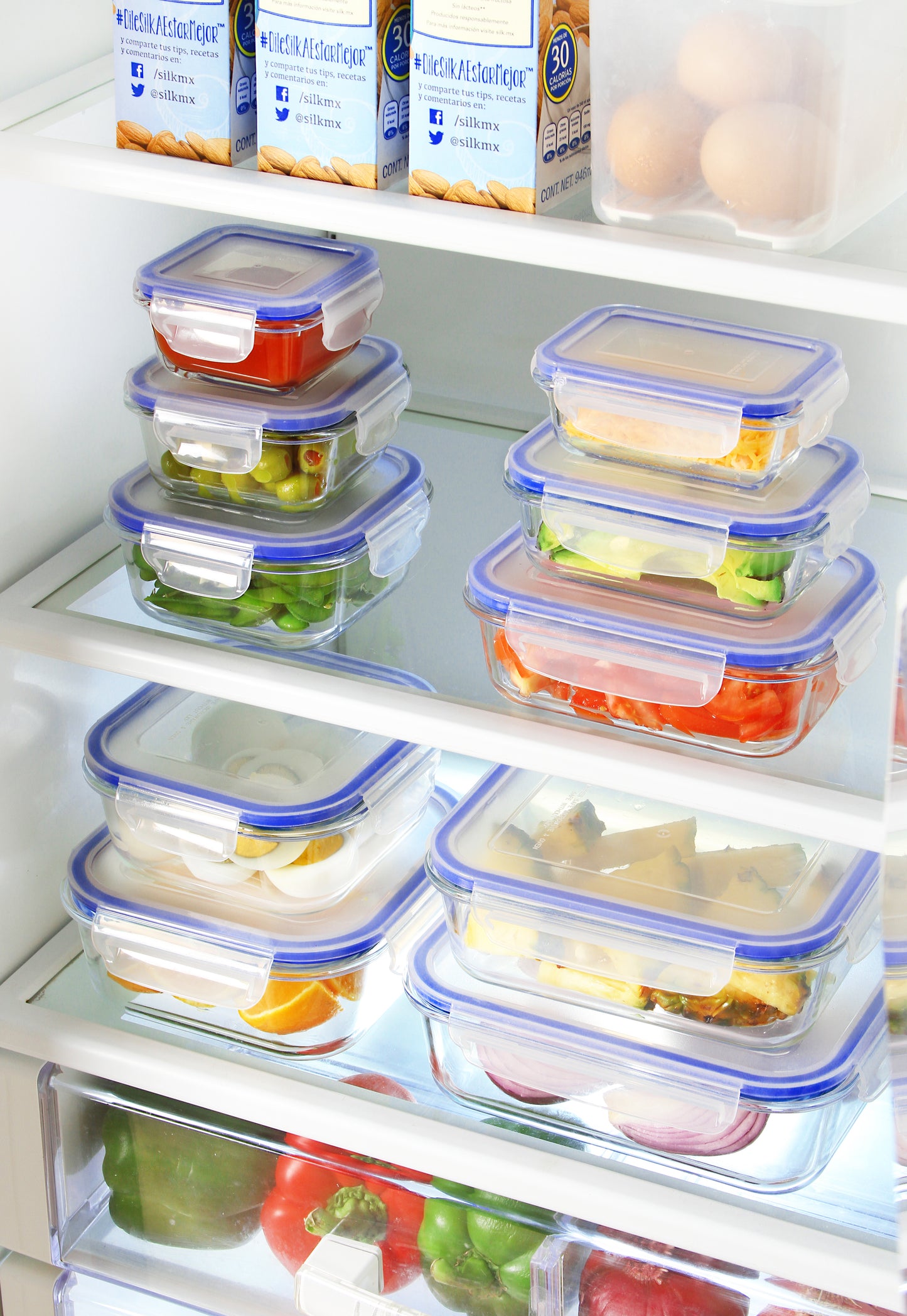 10+10 Mix Popit! Glass Set - Airtight, Freezer & Oven Safe Borosilicate Glass